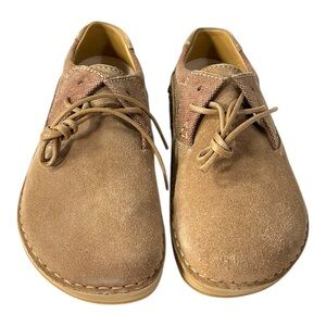 Birkenstock Memphis Beige Leather & Textile Shoes - EU 36 / US Women’s 5